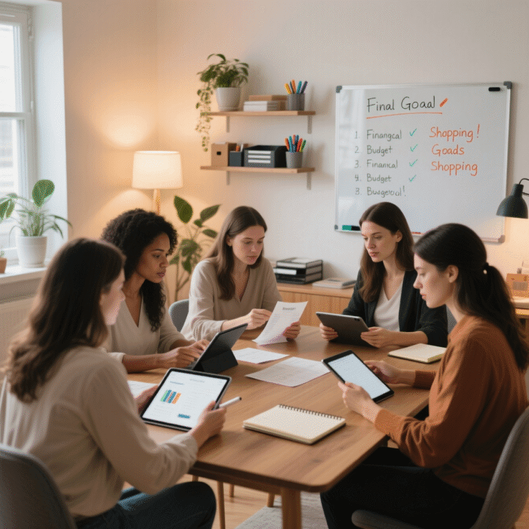 ادارة ميزانية المنزل وتتبع المشتريات اليومية بذكاء – دليل عملي للنساء